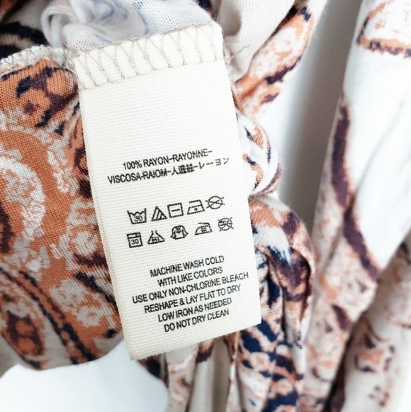 FREE PEOPLE Fiona Wrap Top in Ivory Combo - Picture 6 of 6